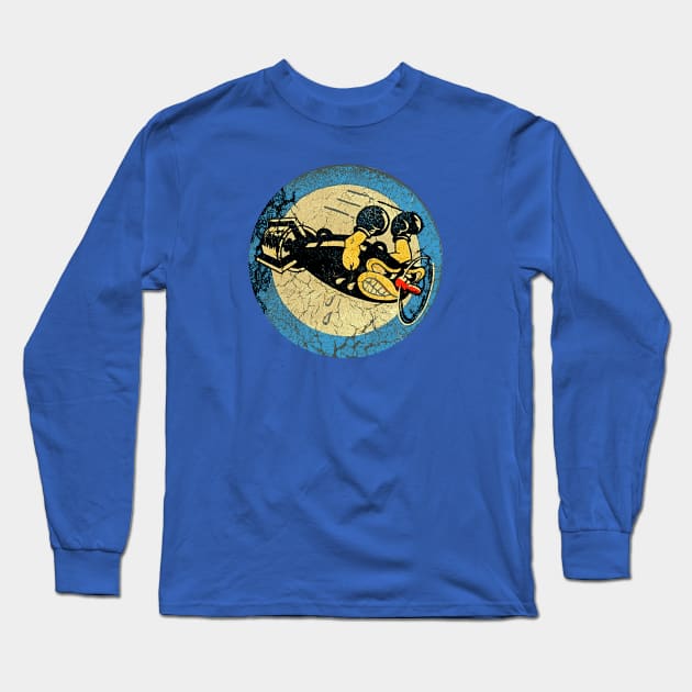 Boxing Bomb Long Sleeve T-Shirt by Midcenturydave